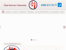 Tablet Screenshot of batmanhastanesi.com